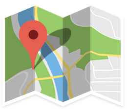 برخی از مراکز بروی نقشه  گوگل